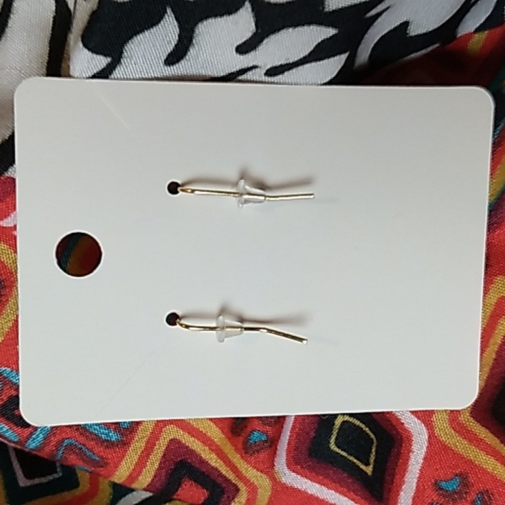 Hypoallergenic earrings Christmas .5 x 3/4 inches
